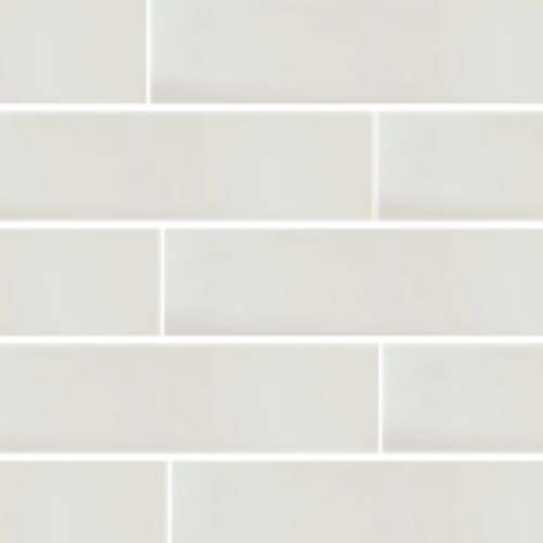 Wall Tile - Boardwalk Fog Glossy (rect one half horiz) (2)